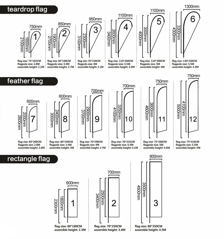 Feather Beach Flag Pole